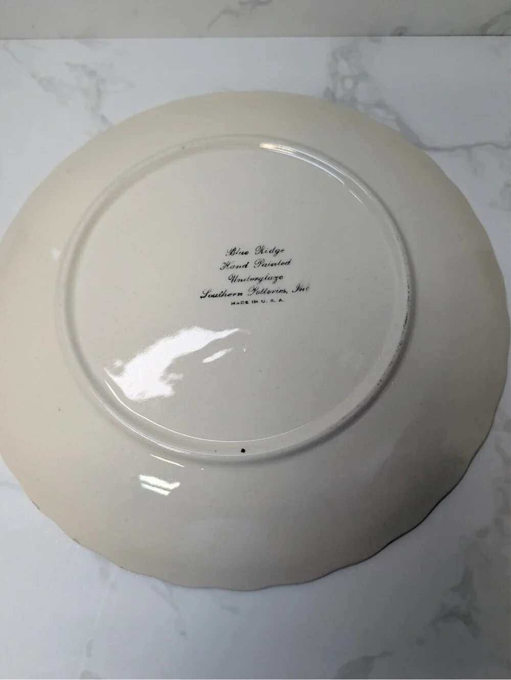 Blue Ridge Laurel Wreath Dinner Plates Set of 4 9.5